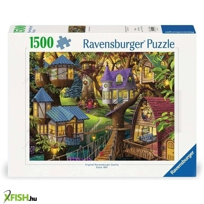 Ravensburger puzzle 1500 db - alkonyat a fák tetején