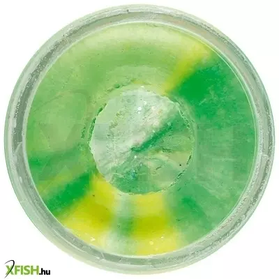 Berkley PowerBait Double Glitter Trout Bait Pisztráng paszta 50g Spring Green/White/Sunshine Yellow Jar