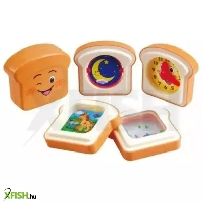 Vidám készségfejlesztő kenyérszeletek