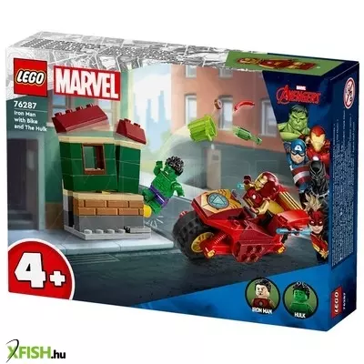 Lego super heroes 76287 vasember motorral és hulk