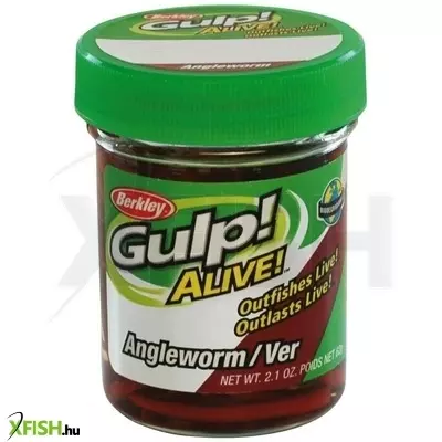Gulp! Alive Angle Worm mini giliszta 1in | 3cm Red Wiggler Jar 2.10