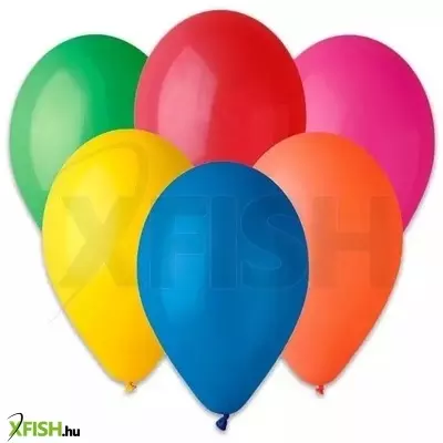Színes 100 darabos lufi szett