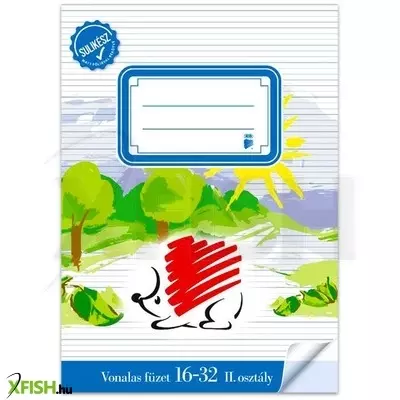 ICO Süni sulikész 2. osztályos vonalas füzet - A5, 16-32