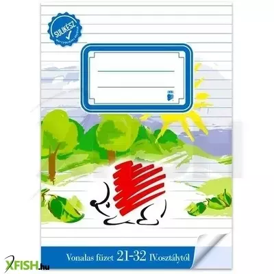 ICO Süni sulikész 4. osztályos vonalas füzet - A5, 21-32