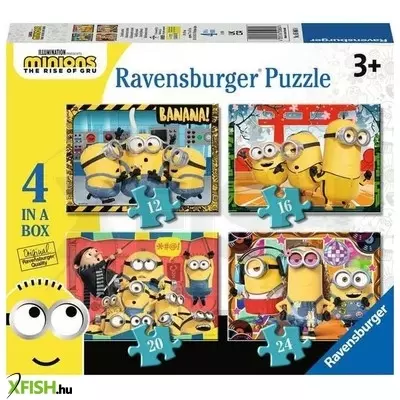 Ravensburger puzzle 4in1 - minyonok 2