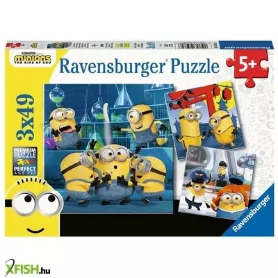 Ravensburger puzzle 3x49 db - minyonok 2