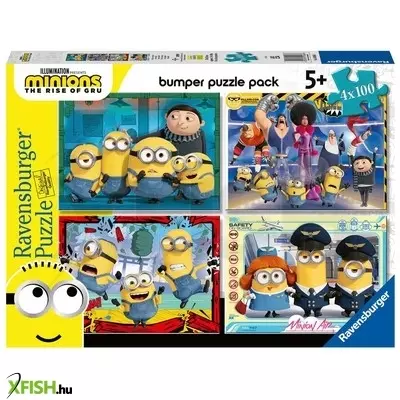 Ravensburger puzzle 4x100 db - minyonok 2