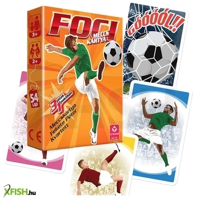 cartamundi foci meccskártya, 3 az 1-ban kártya játék