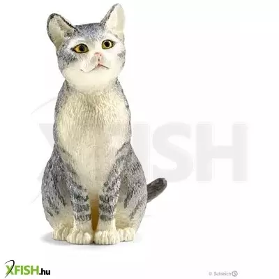 Schleich: ülő macska figura 13771