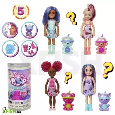 Mattel barbie slime reveal chelsea bubi-buli szett