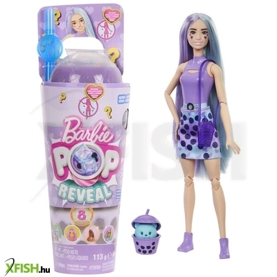 Mattel barbie slime reveal bubi-buli - lila