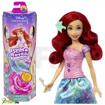 Mattel disney hercegnők - varázslatos meglepetés baba - ariel