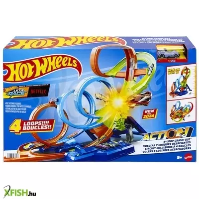 Hot wheels dupla-dupla hurok pálya