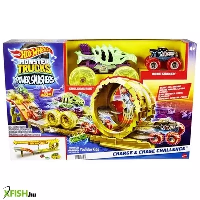 Hot wheels monster trucks power smasher hajsza pályaszett
