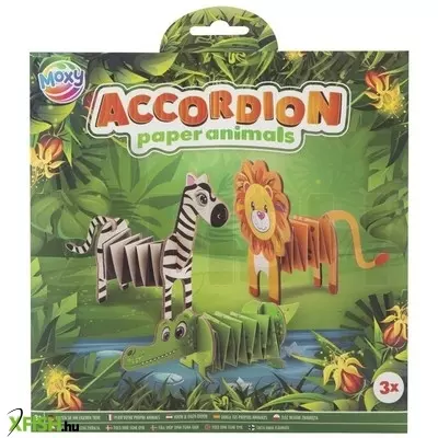 Grafix harmónika-állat készítő 3 db /csomag, 2 féle