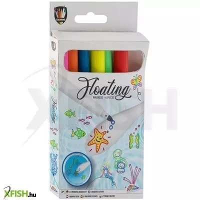 grafix fess vízre lebegő filctollak 6 db + applikátor