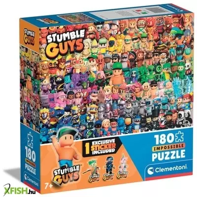 Clementoni puzzle 180 db - stumble guys lehetetlen puzzle kocka