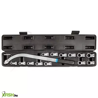 Neotools feszítőgörgő kulcs cserélhető fejekkel, 15db