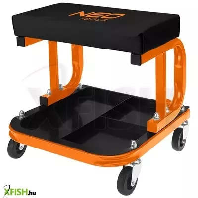 Neotools szerelőszék, szerszámos polccal