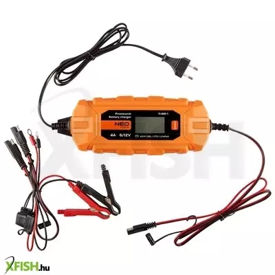 Neotools automatikus akkumulátortöltő 4a/70w, 3-120ah, savas / agm / gel akkumulátorokhoz