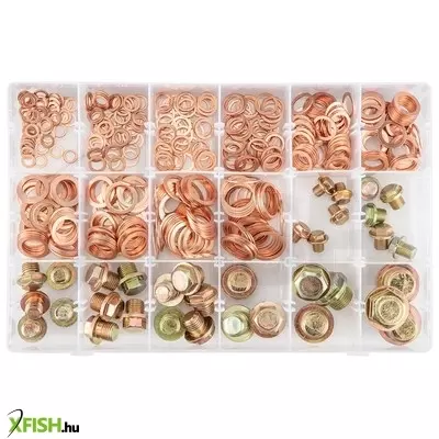 Neotools olajleeresztő csavar és rézalátét készlet, 534db