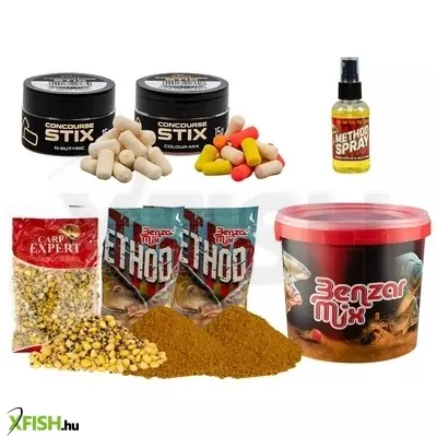 Benzár Mix Pontyoknak A Legmelegebb Vizekre! Etetőanyag Szett Vödörrel
