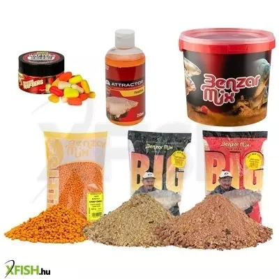 Benzár Mix Csalis Szett Bordás Kosárral Nagyhalakra! Recept Vödörrel