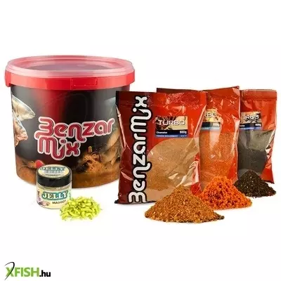 Benzár Mix Hideg Vízi Etetőanyagos Csali Horgász Szett
