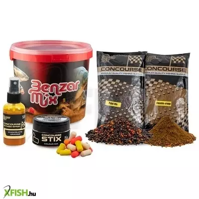 Benzár Mix Panírozott Pelletes Csalis Horgász Szett