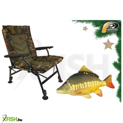 Comfort Camo Horgász Szék Ajándék Pontypárnával