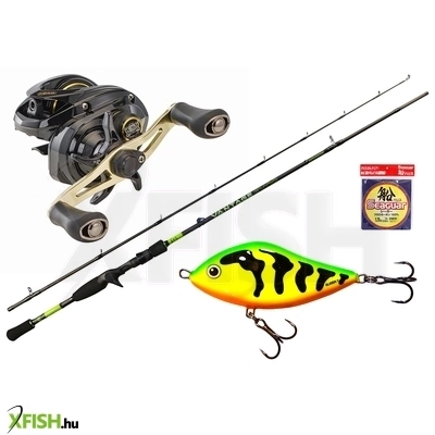 Mustad Profi Multis Medium Pergető Horgász Szett Salmo Sliderrel