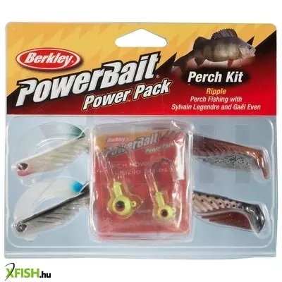 Berkley PowerBait Pro Pack gumihal szett Perch Ripple Varied 3 db/csomag.5g Assorted 8 db/csomag