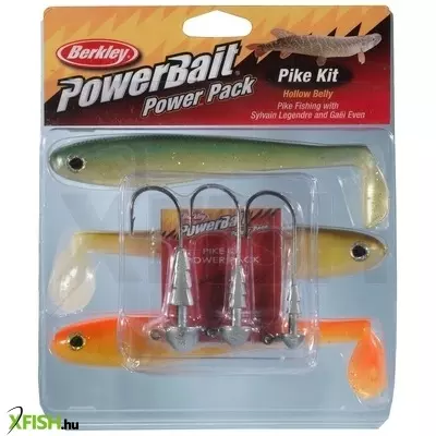 Berkley PowerBait Pro Pack gumihal szett Hollow Belly 6 db/csomagin | 15cm 7g Assorted 3 db/csomag