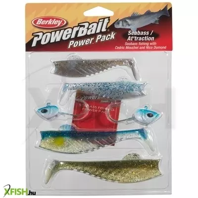 Berkley PowerBait Pro Pack gumihal szett Seabass Varied 15g Assorted 5 db/csomag