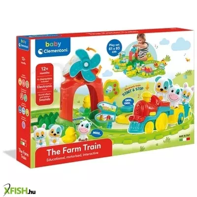 clementoni interaktív vonat szett