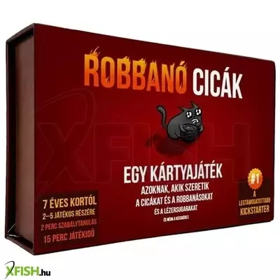 robbanó cicák kártyajáték