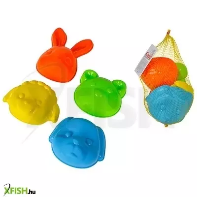 Állatos homokozóforma szett - 4 darabos