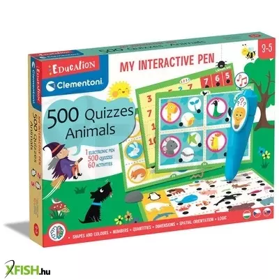 clementoni 500 kvíz ovisoknak interaktív tollal - állatok