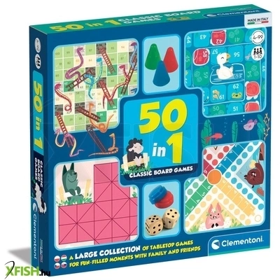 Clementoni 50 játék egyben - klasszikus játékgyűjtemény
