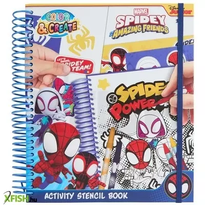 Slammer kifestő- és foglalkoztatókönyv - spidey