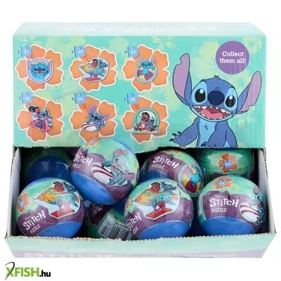 Slammer puzzle golyóban 6 féle - stitch