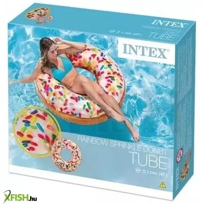 Intex: Szórócukros fánk úszógumi - 99 cm