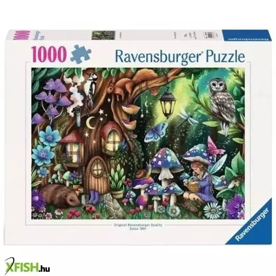 Ravensburger puzzle 1000 db - varázslatos erdőben