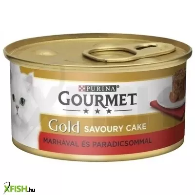 Gourmet gold savoury cake marhahússal és paradicsommal 85g, 24 db/csomag