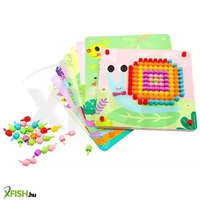 Tooky Toy: Pötyi játék fatáblán - Állatok