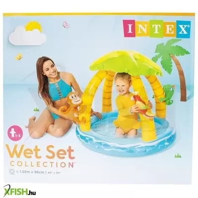 Intex bébi medence pálmafa árnyékolóval 102x10cm