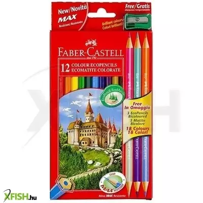 Faber-Castell 12+3 darabos színes ceruza készlet