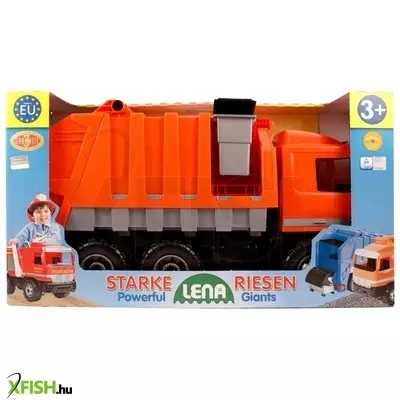 Lena mercedes-benz műanyag kukásautó - 75 cm