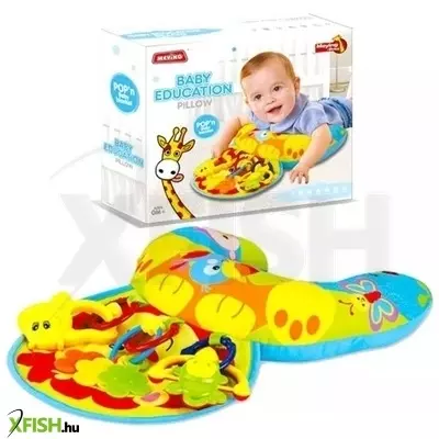 Állatos foglalkoztatós meglepi pocakpárna - oroszlános