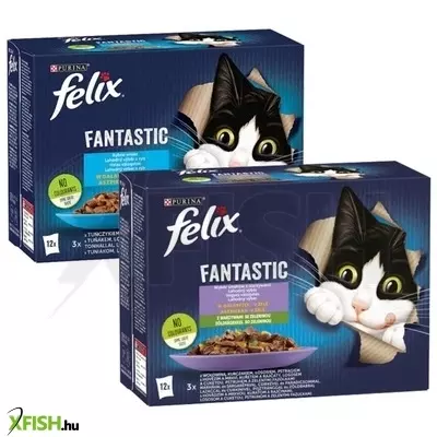 Felix Fantastic Multipack Nyúllal és Báránnyal Aszpikban 4x85g